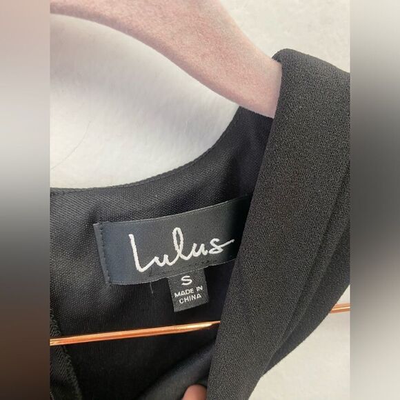 NWT‎ Lulu’s Black Dress Sz S - Picture 4 of 9